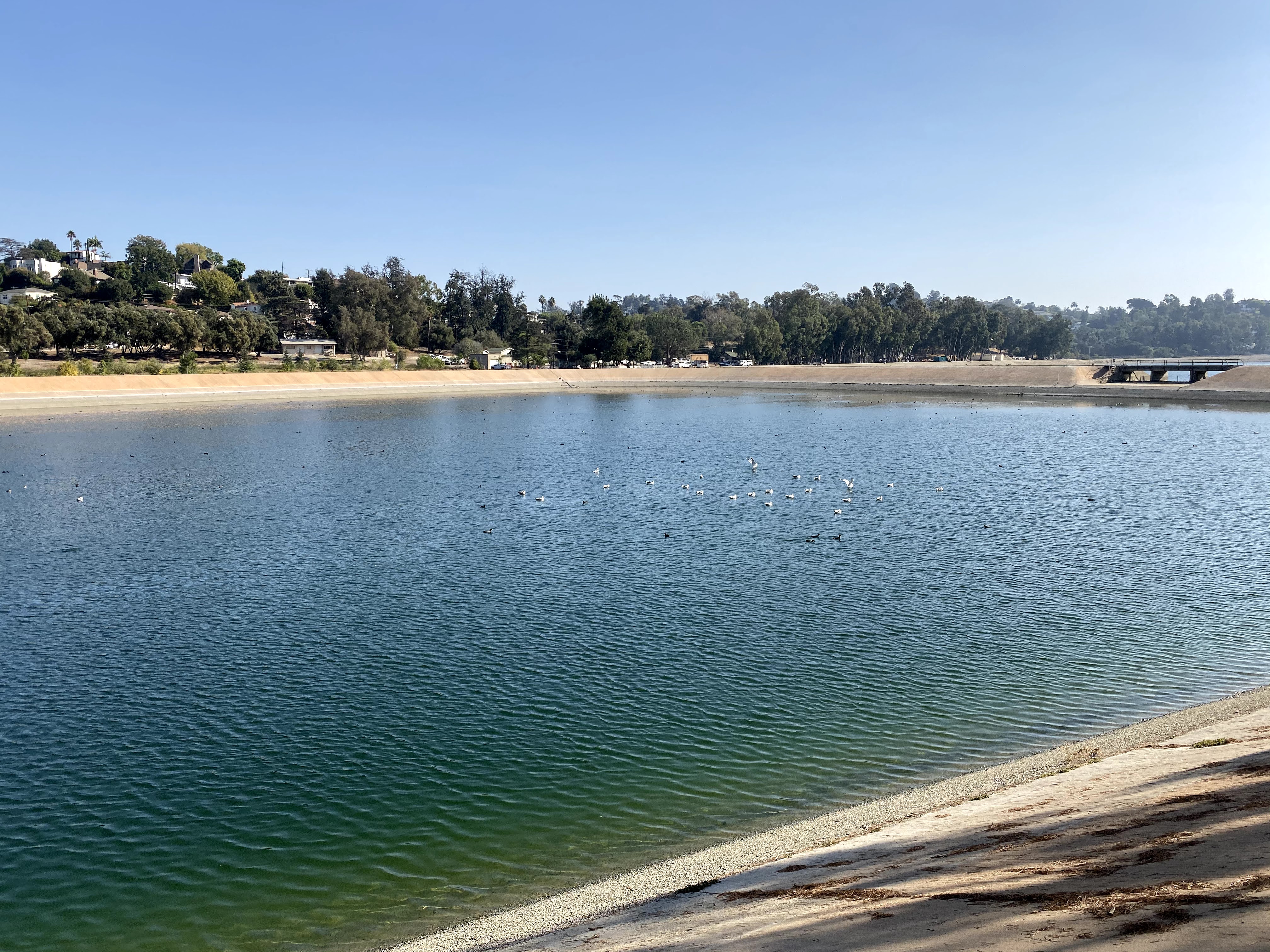 The Silver Lake reservoir